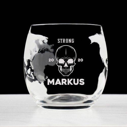 4-TLG Globus Whisky Dekanter Set und Gläser mit Gravur - Geschenk für Männer - Bild 61 von 84