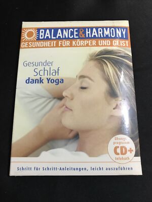 Balance & Harmony - Gesunder Schlaf durch Yoga CD und Buch NEU & OVP @E10