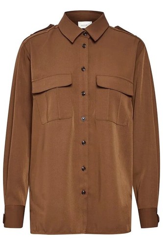 NWT - GESTUZ - SloanGZ Shirt - Bison - Size 8 AU / 36 EU - Bild 4 von 5