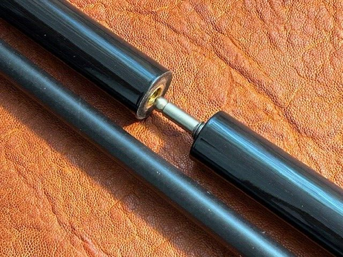 TNT Black Phantom Break Jump Pool Cue With Black Stained Purpleheart Shaft. - Picture 5 of 7