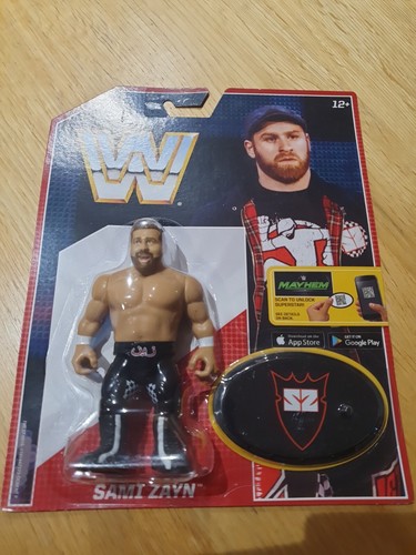 WWE Sami Zayn RARE Retro Mattel Figure...