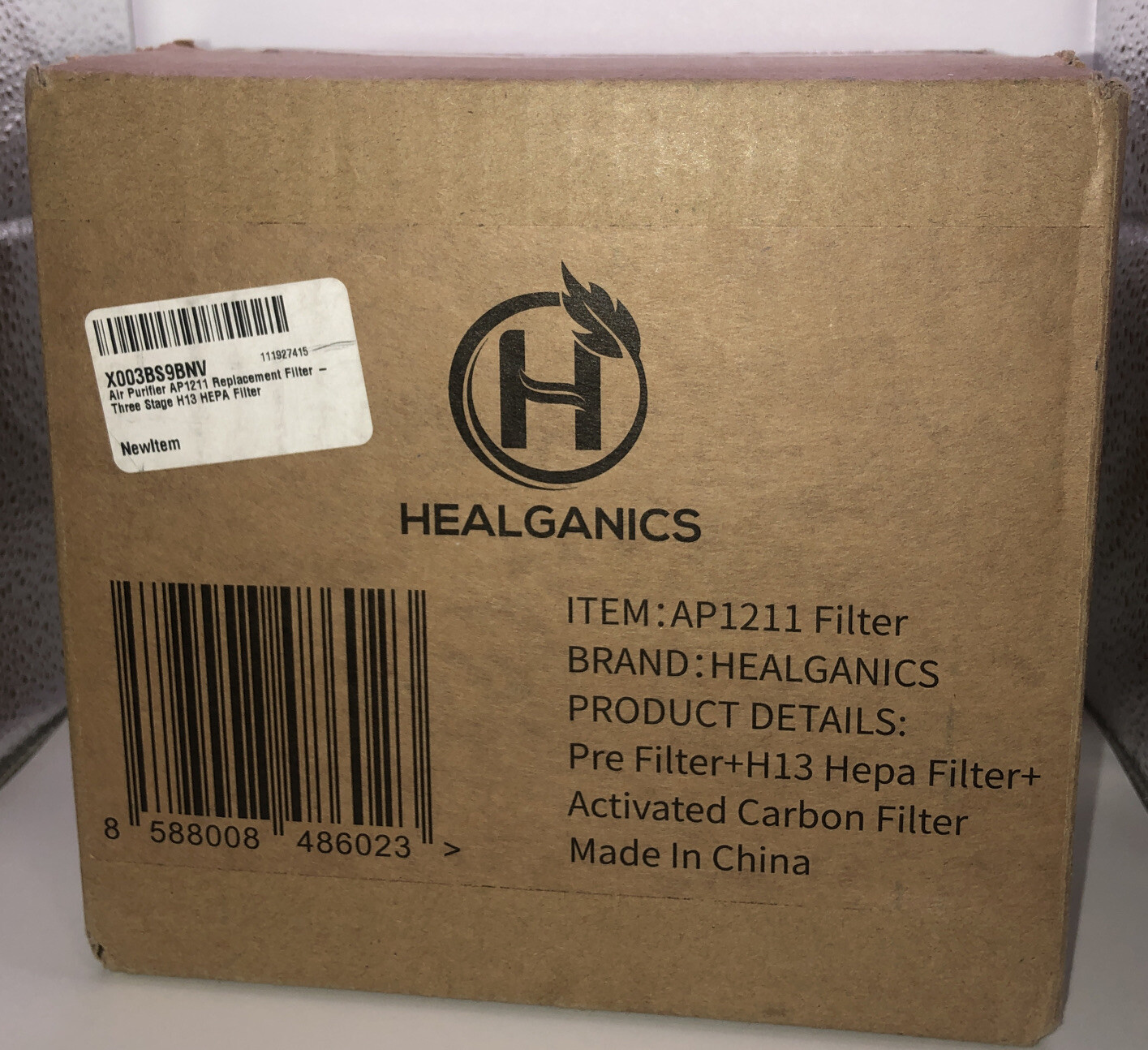 Air Purifier Replacement AP1211 H13 HEPA Filter 3-Layer Allergen Reduction-image