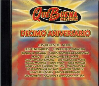 Que Buena: Decimo Aniversario ~ Various Artists ~ Latin ~ CD ~ Good