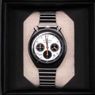 Citizen AN3660-81A Bullhead White Dial Record Label Tsuno Chrono Watch Panda