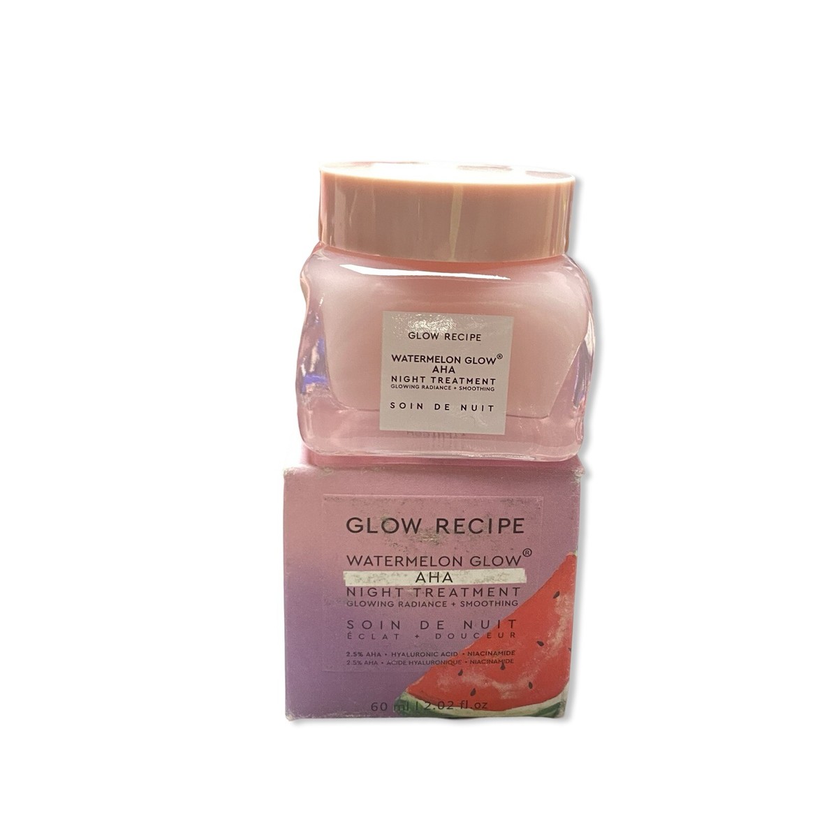 Glow Recipe Watermelon Glow AHA Night Treatment 2oz/60mL FULL SZ