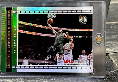JAYSON TATUM Card PANINI SILVER HOLO FOIL SP INSERT BOSTON CELTICS JERSEY #0