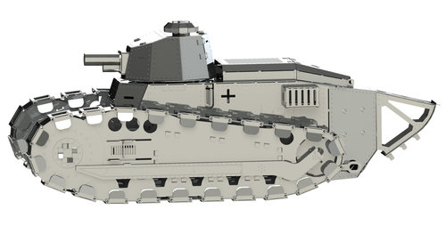 Metal-Time MT010 NIMBLE FIGHTER RENAULT FT-17 TANK - Picture 18 of 24