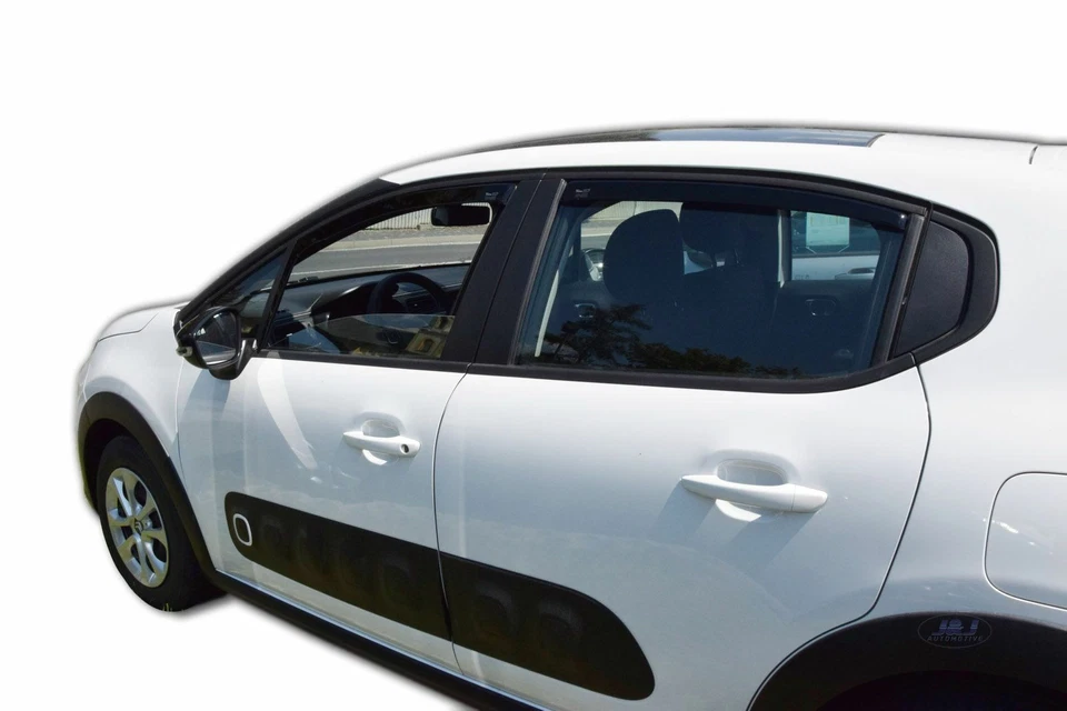 Deflecteurs D'Air / De Vent Pour Citroen C3 3 2016-2023 4-Pcs - Photo 3/4