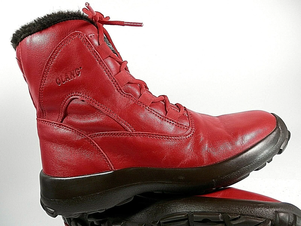 Olang clearance red boots