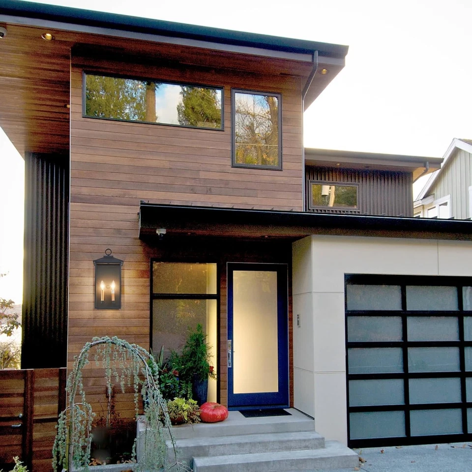 18英寸壁灯透明玻璃纹理黑色和金色蜡烛帽 — 第 4/4 张图片