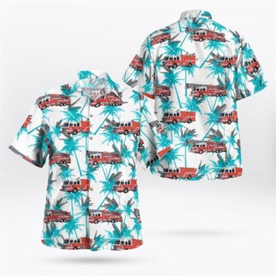 North Cape May NJ Lower Township Fire District No2 Hawaiian Shirt 8211 Gi