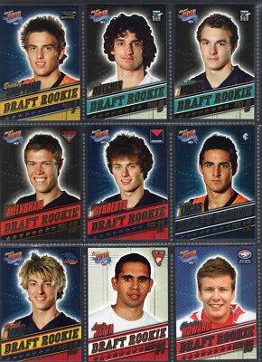 2010 AFL SELECT CHAMPIONS CARDS (2009 DRAFT ROOKIE) BULK LOT 2 COMPLETE YOUR SET