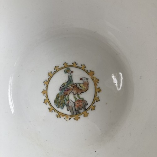 Vintage COPELAND SPODE peacock slop or sugar bowl - Picture 4 of 13
