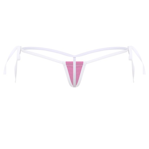 Womens G-String Bottoms Thong Solid Color T-Back Underwear Panties Pool Party - Picture 56 of 178