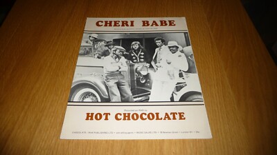 HOT CHOCOLATE CHERI BABE ORIGINAL UK 1974 NOTEN 