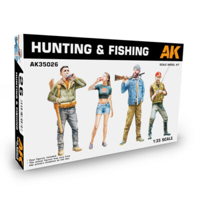 AK35026 AK Interactive 1/35 Hunting And Fishing