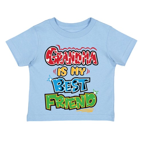 XtraFly Apparel Youth Toddler Grandma Is Best Friend Kids Child Crewneck T-Shirt - Bild 7 von 10