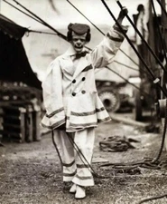 Vintage Creepy Clown  8x10 Picture Celebrity Print