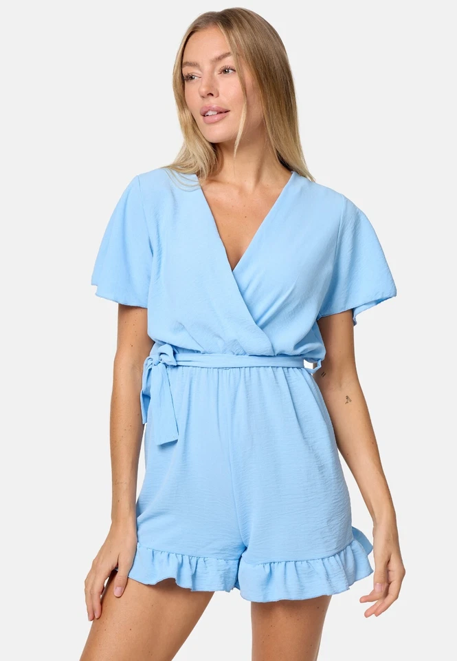 Jumpsuit Overall Femininer mit Rüschen Damen Hose Hosenanzug PM28 PM SELECTED - Bild 3 von 4