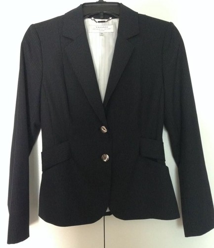 TAHARI Stripes Arthur S. Levine Jacket 