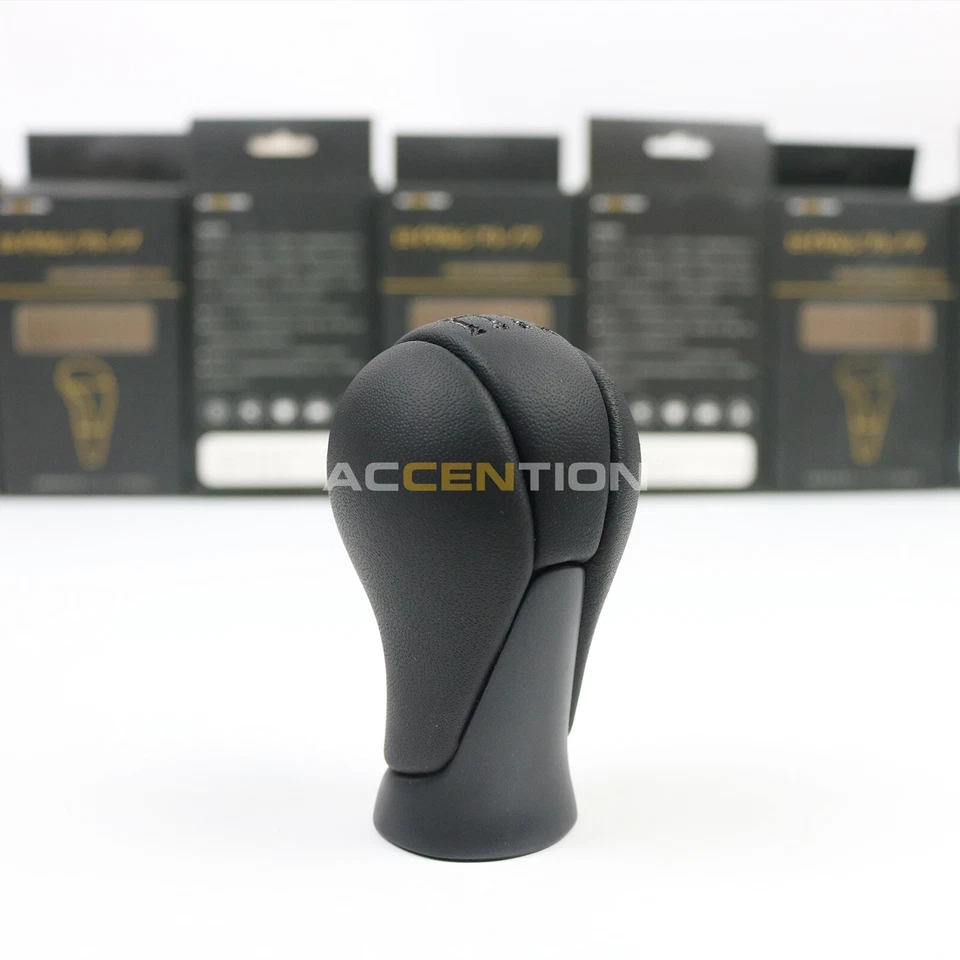 Perilla de cambio de marchas de cuero negro 6S MT, perilla de cambio para Nissan 370Z 2009-2019 Foto 3 de 4