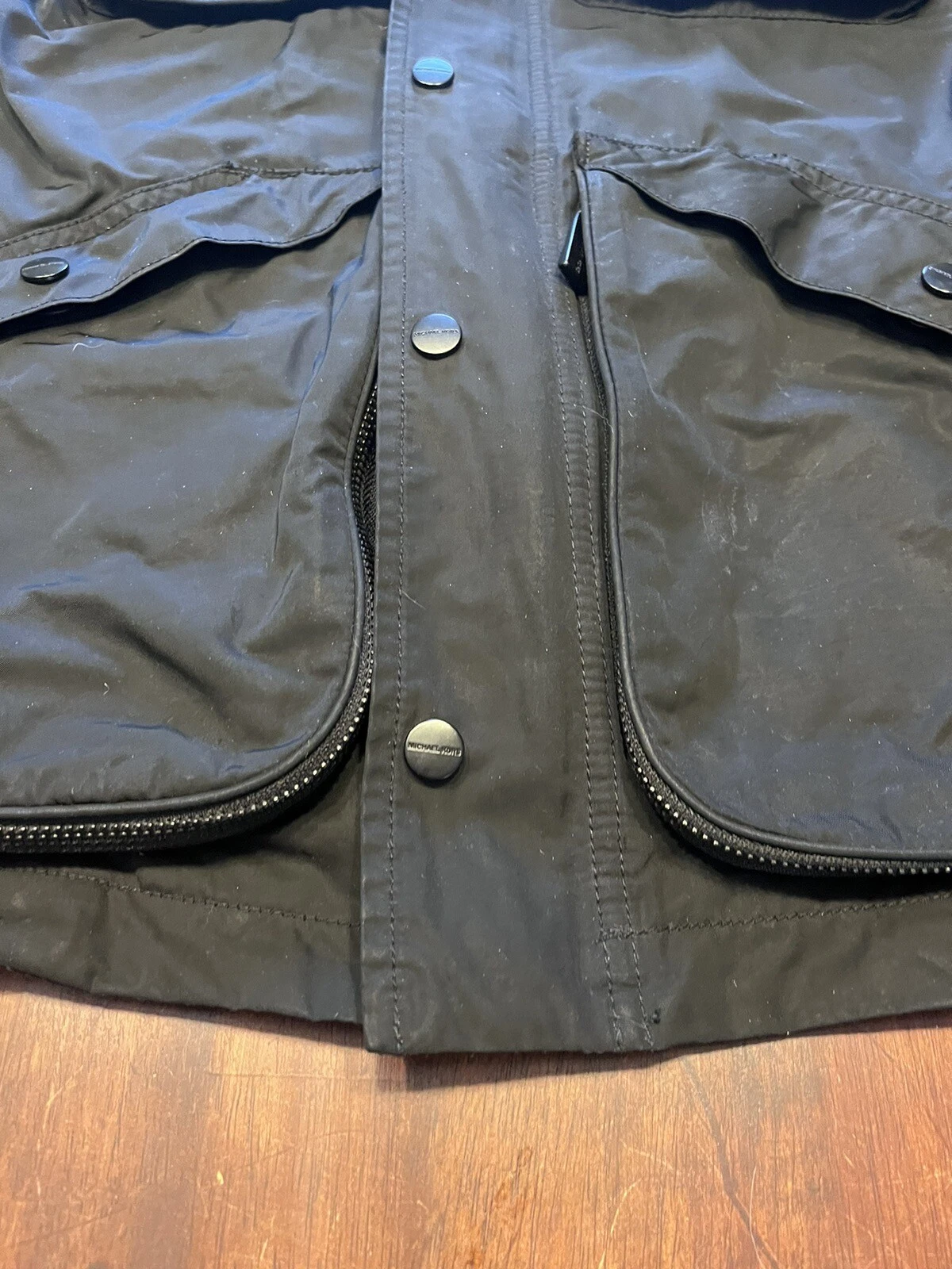 Giacca uomo Michael Kors utility fienile poliestere cappuccio confezionabile