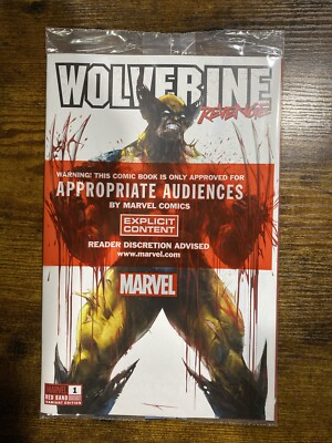 WOLVERINE REVENGE #1 * NM+ * IVAN TAO RED BAND POLYBAG TRADE VARIANT LTD 999 COA