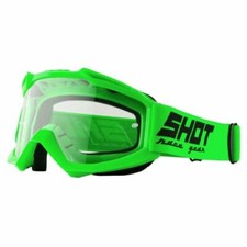 Shot MX Assault Goggles Neon Green Motocross Off-Road Motorcycle