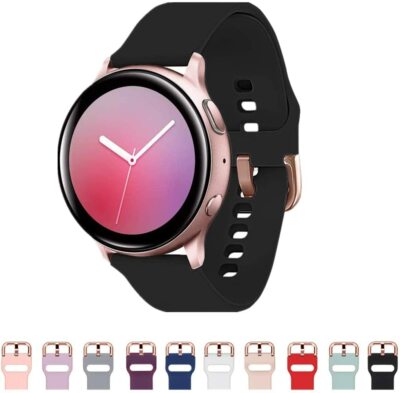 10PCS Bands for Galaxy Watch Active2, Galaxy Watch 3,4 quick release rose gold B
