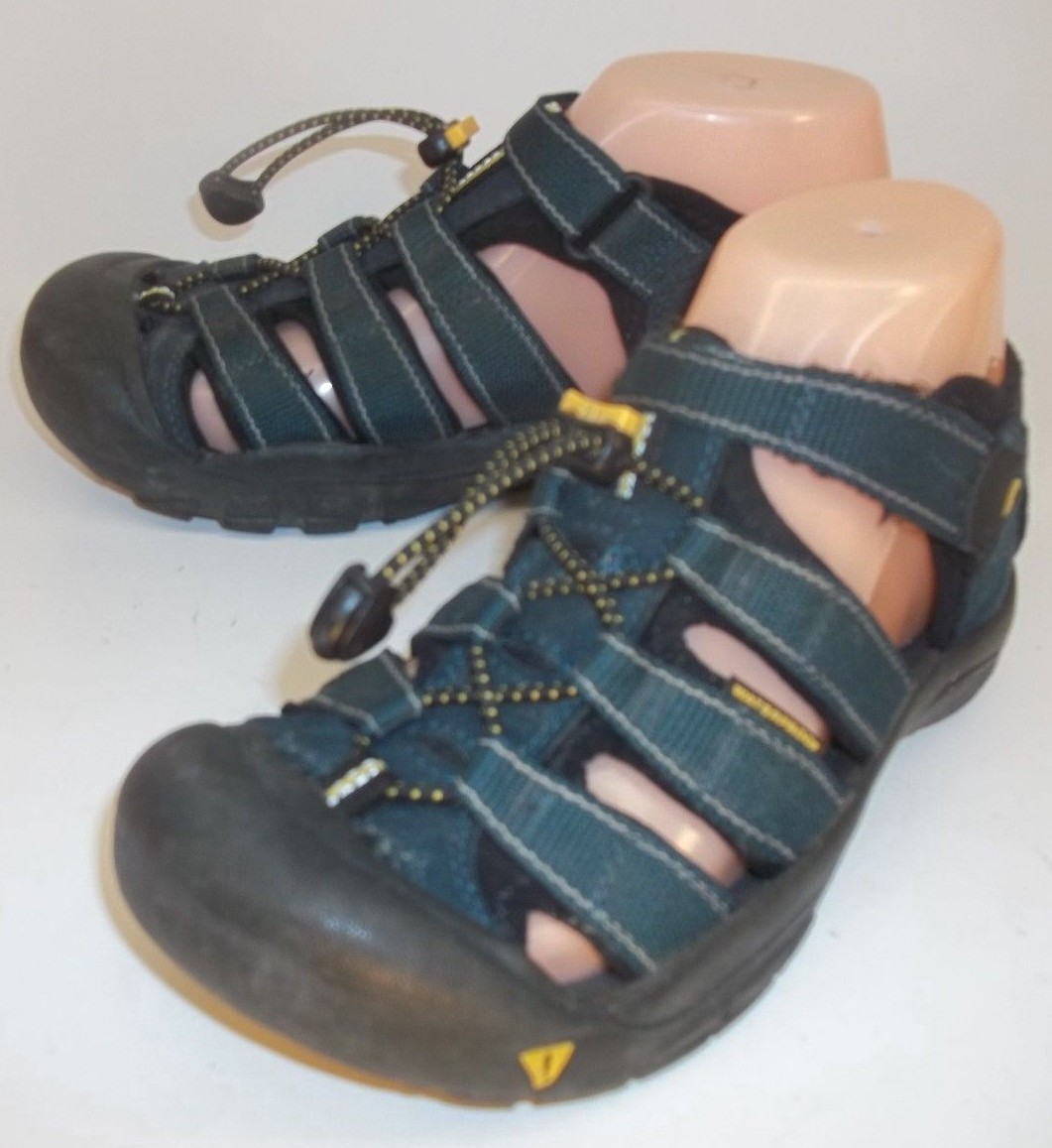 Scarpe Keen Kids US 4 Tessile Blu Impermeabili Atletica Camminata Sandali Gancio Anello