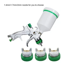 2008HVLP Auto Paint Air Spray Gun Kit Gravity Feed Car Primer 1.4MM~2.0MM Nozzle