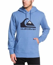 QUIKSILVER Men's Pullover Hoodie OMNI LOGO SCREEN - BLM0 - Medium -NWT -LAST ONE