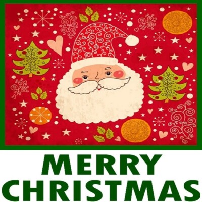 30 Custom Merry Christmas Art Personalized Address Labels