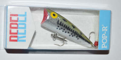 rebel pop r pop-r popper topwater surface lure p6017 2.5