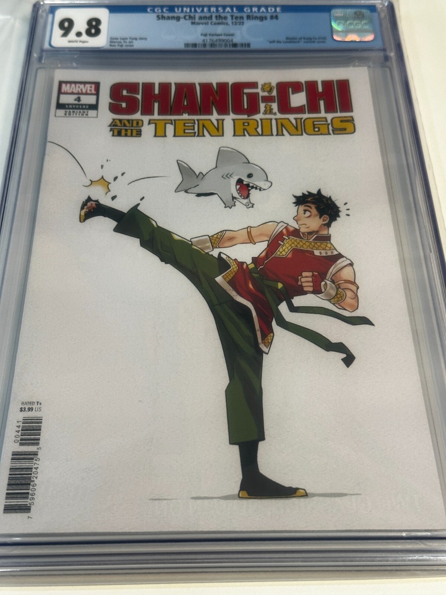 🦈SHANG-CHI/TEN RINGS #4🦈CGC 9.8 MINT🦈JEFF THE LANDSHARK