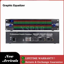 Professional Graphic Digital Equalizer Dual 31-Band Spectrum Display for Stage