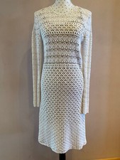 Michael Kors New White Crocheted Dress L