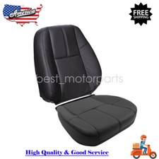 Driver Bottom Top Seat Cover Black For 07-14 Chevy Silverado 1500 2500hd