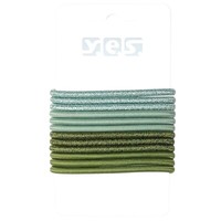 12 X Elastische Haargummis Haarbinder Zopfgummi Lurexgarn Ø AußEn 5 Cm Solida
