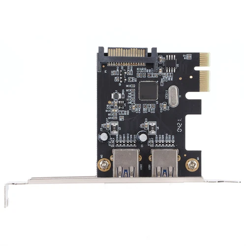 Carte d'extension PCIE USB3.0 5Gbps High-Dpeed Transmission TwoPort Desktop