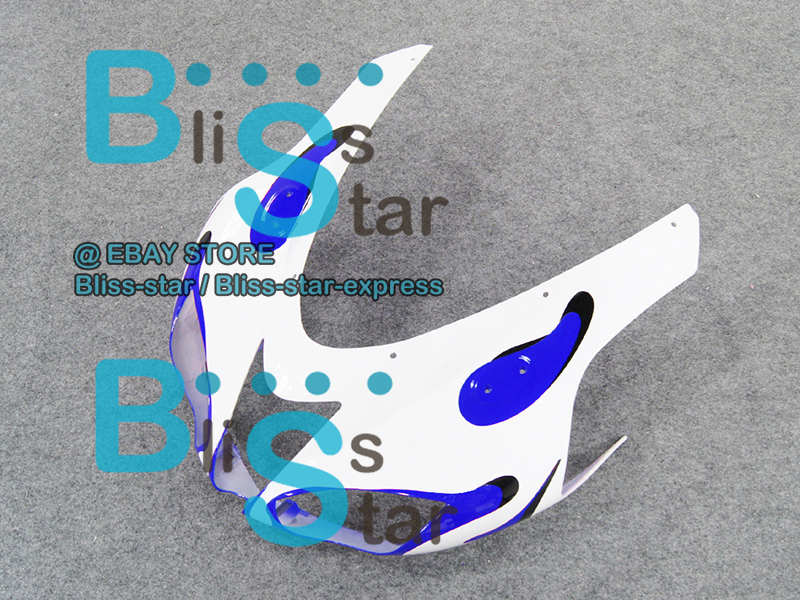 Blue INJECTION Fairing Bodywork Plastic Fit Kawasaki ZX-6R 07-08 006 A6 image