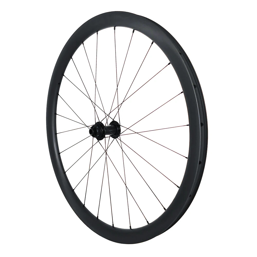 Set ruote bici da strada ghiaia 700c tubeless clincher ciclocross bicicletta ruota in carbonio foto 3