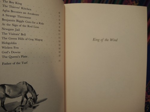King of the Wind 1948 A Edition Marguerite Henry Hardcover - Picture 5 of 5