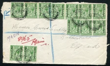 BECHUANALAND: (13910) MAUN CANCEL/COVER only FRONT 1927