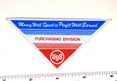 Coal Mining Sticker 3M USS Purchasing Division Money Well Spent is Profit Earned