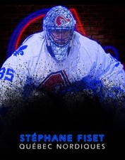 Stephane Fiset Quebec Nordiques 8x10 Photo