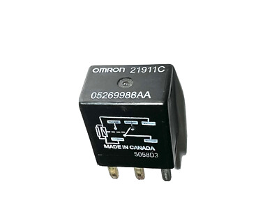 Omron 21911C Power Relay Replace OEM 05269988A Jeep Chrysler Dodge Plymouth