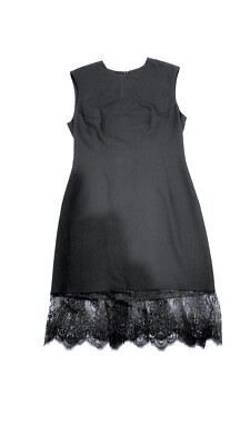 McQ Alexander McQueen Black Lace Mini Dress  Size 44  Chic Style | eBay