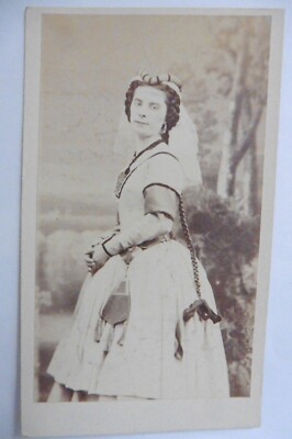 CDV Foto Tänzerin Saint-Aguet Ballett Oper Paris im Grafen Ory Disdéri 1863