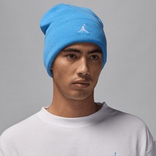 Nike Air Jordan Men's Peak Essential Beanie Knit Hat Legend Blue FN4672-469